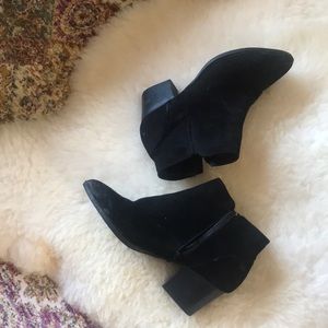black suede boots!